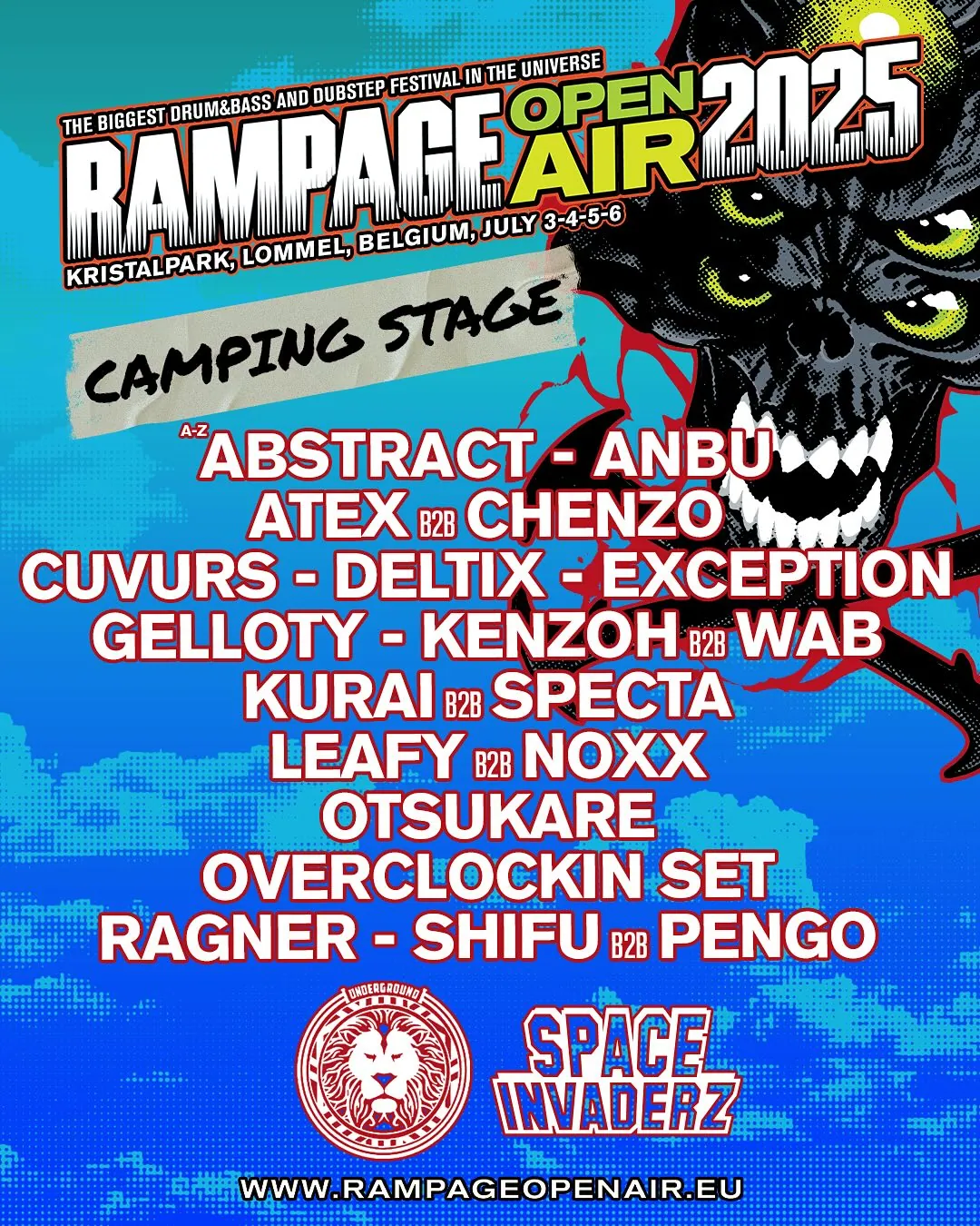 Underground Drum & Bass event flyer