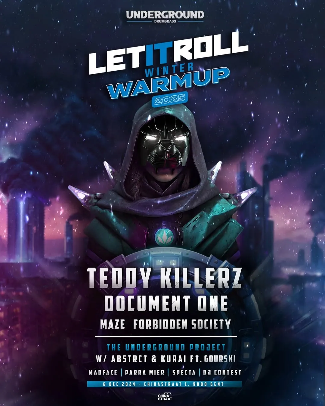 Underground Drum & Bass event flyer