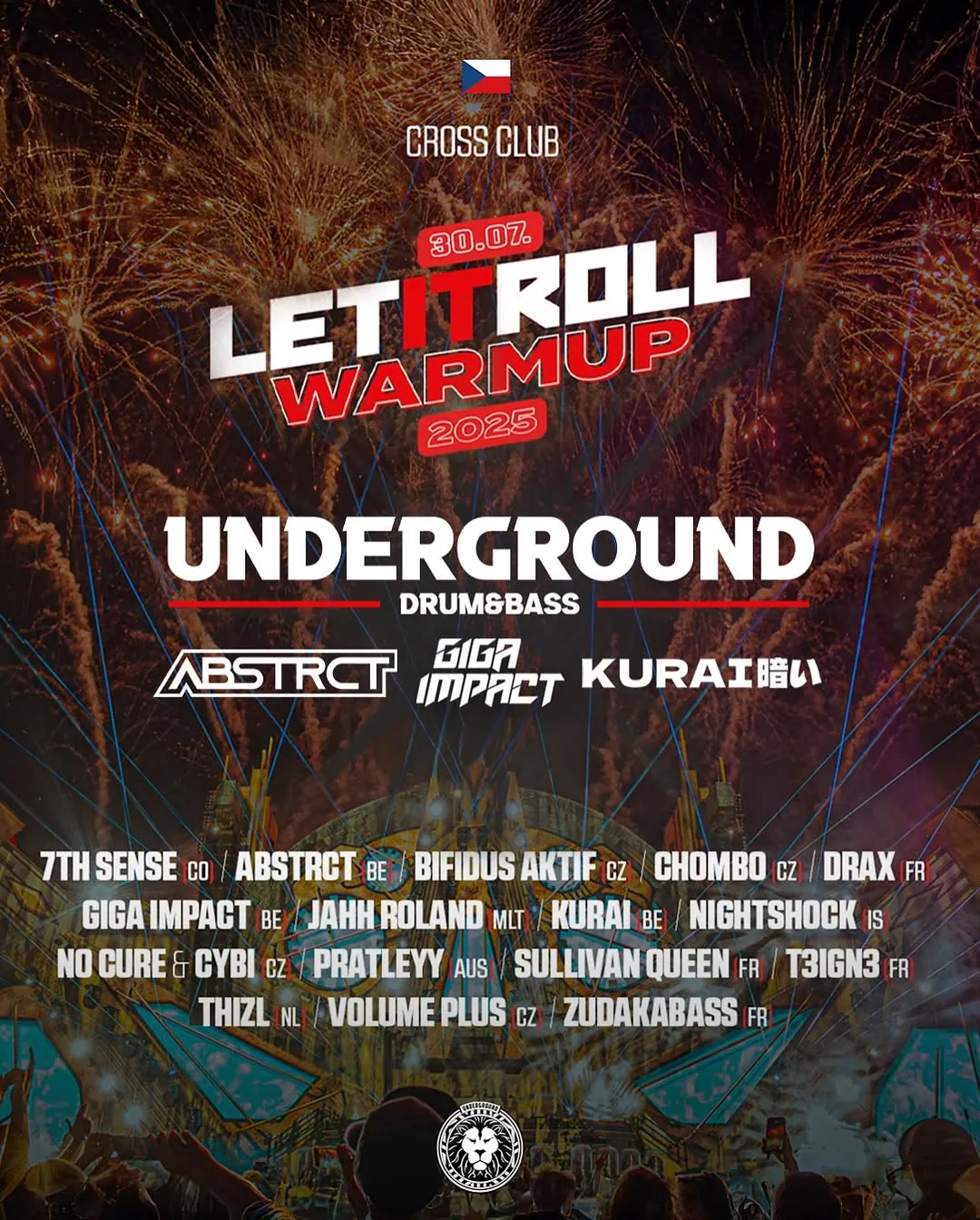 Underground Drum & Bass event flyer