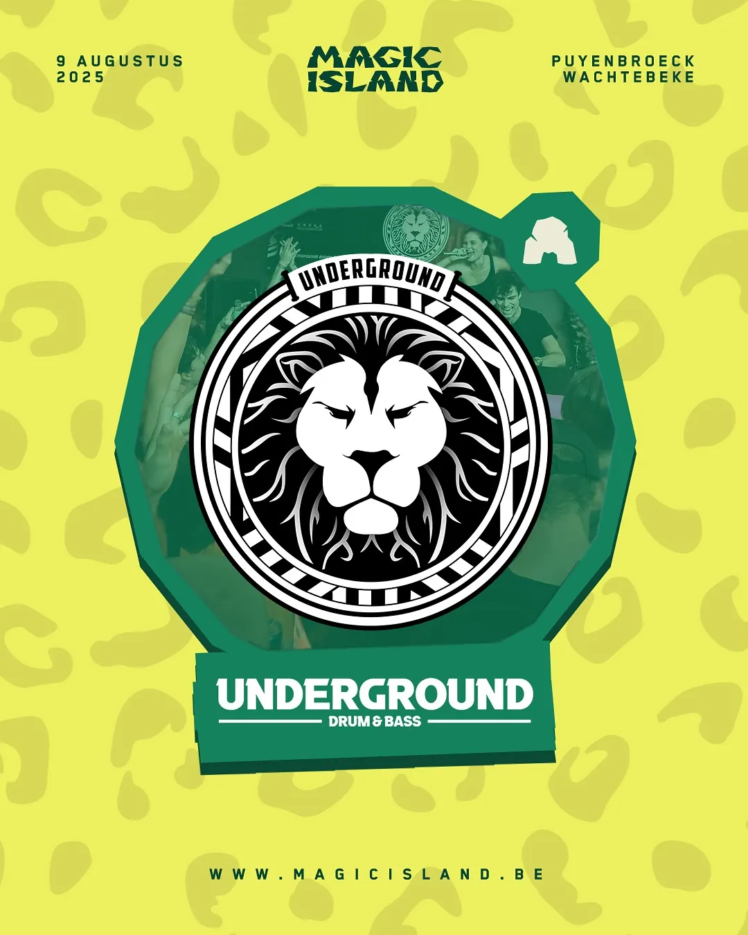 Underground Drum & Bass event flyer