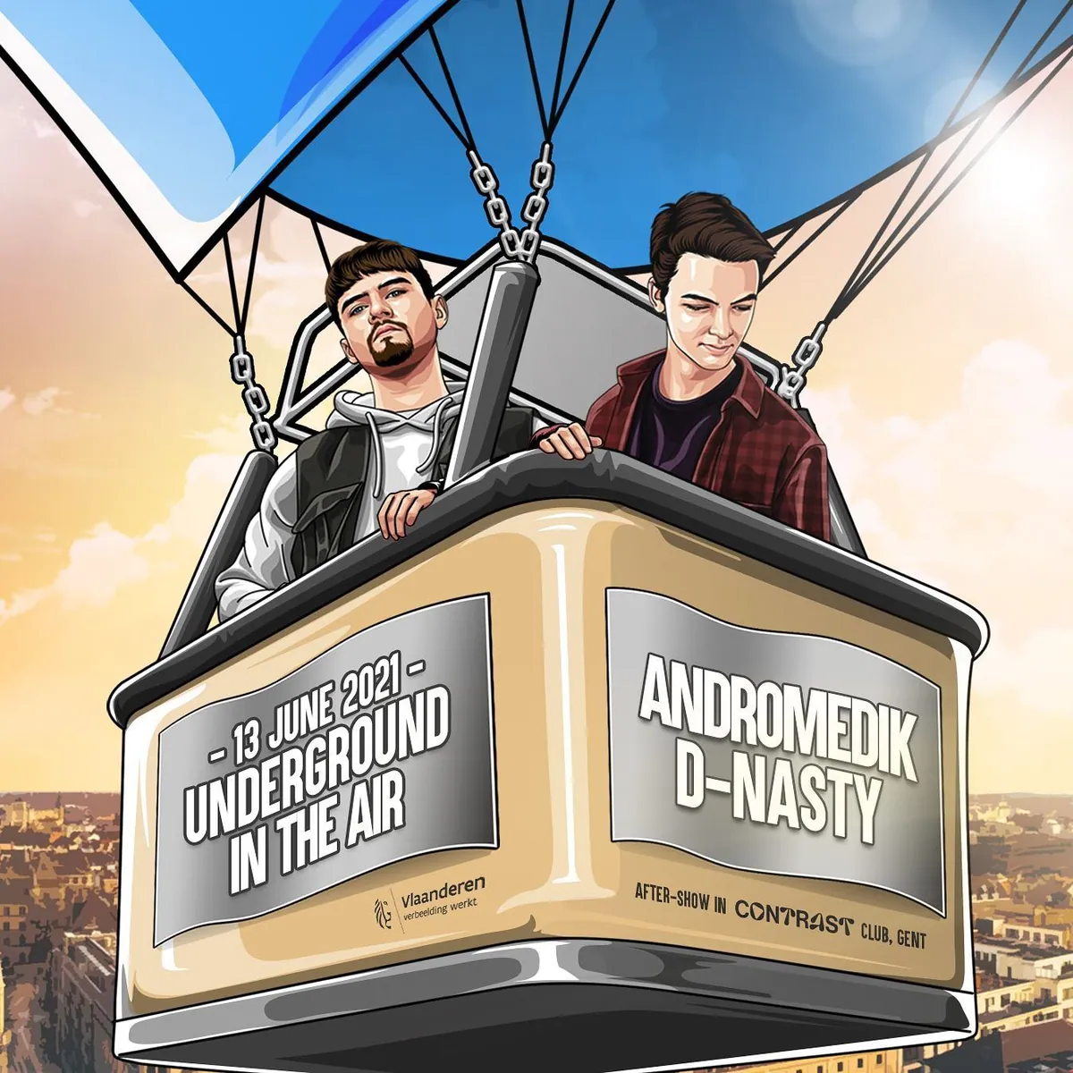 Underground Drum & Bass event flyer
