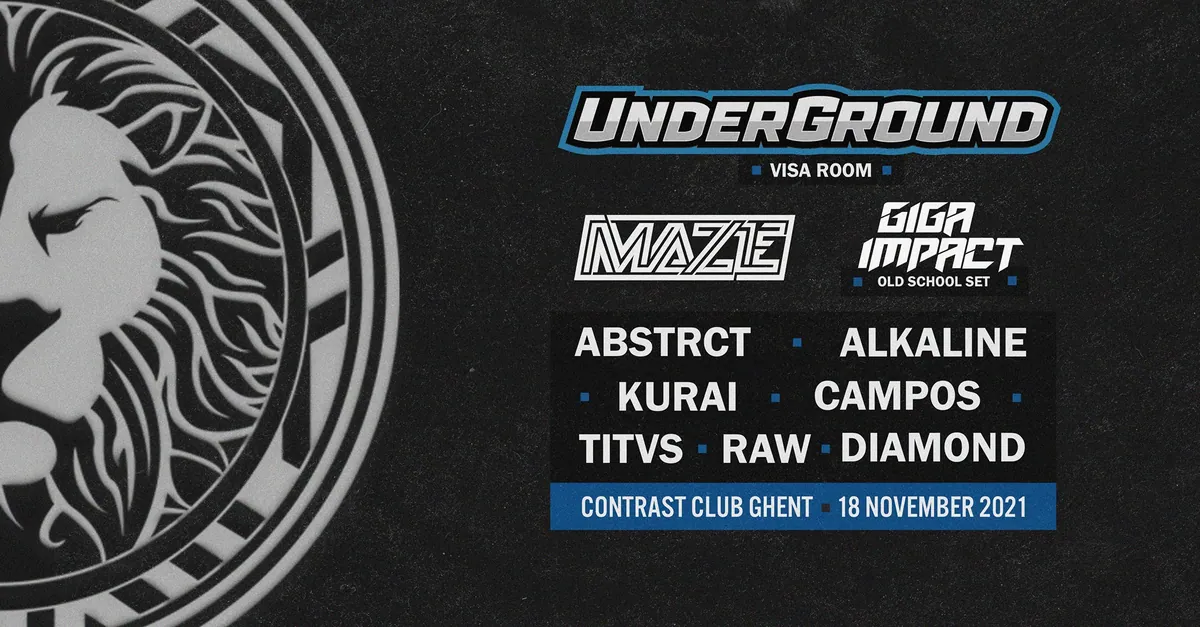 Underground Drum & Bass event flyer