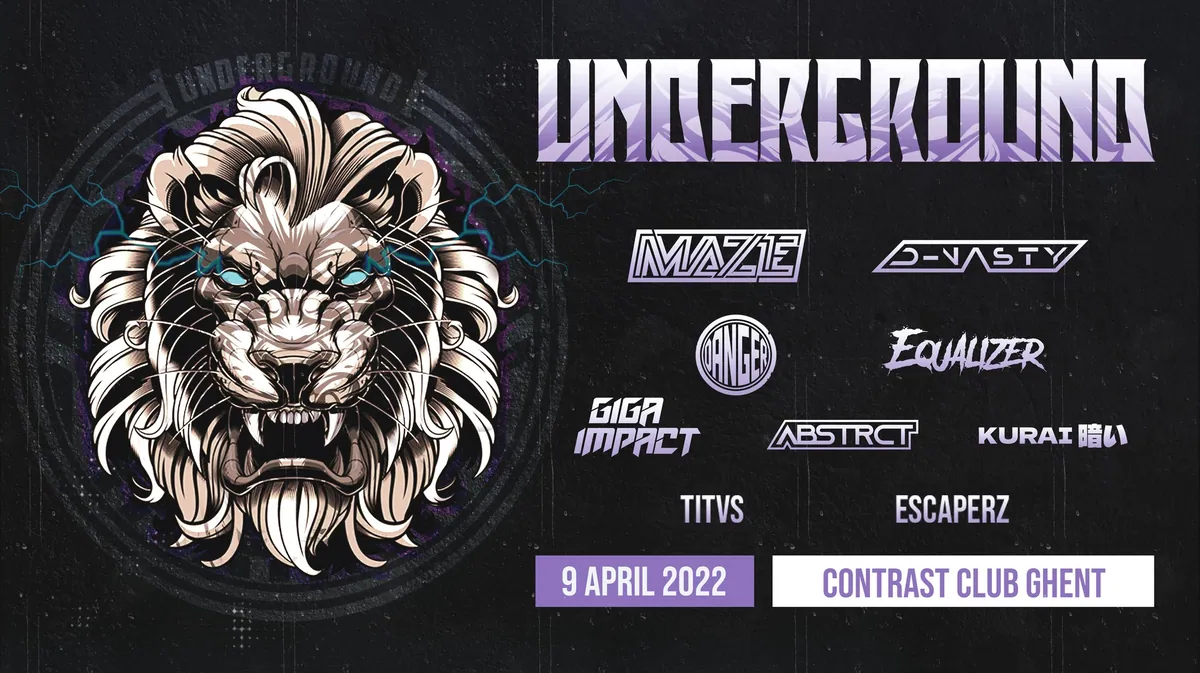 Underground Drum & Bass event flyer