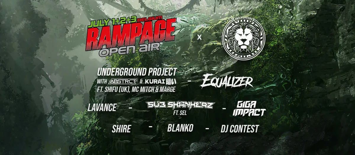 Underground Drum & Bass event flyer