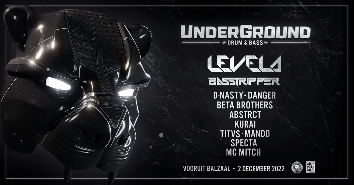 Underground Drum & Bass event flyer
