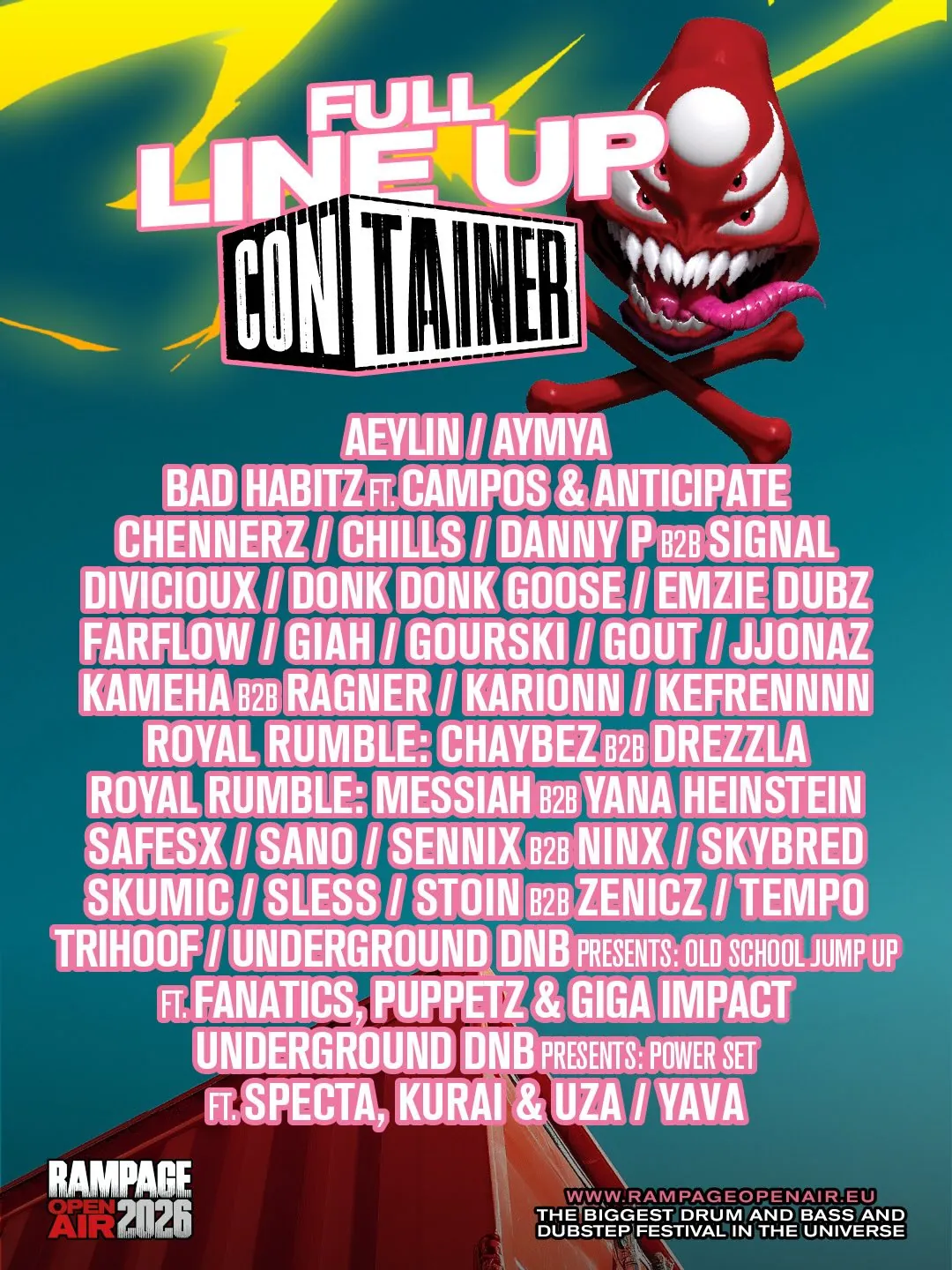 Underground Drum & Bass event flyer