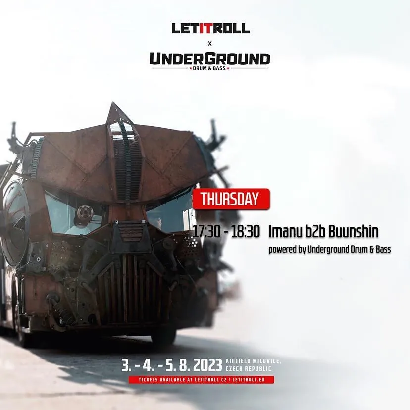 Underground Drum & Bass event flyer